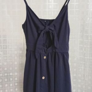 Women's Sleeveless Cutout Halter Dress